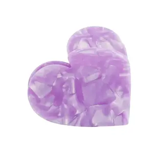 LUCIOLE ET PETIT POIS GRANDE PINCE - COEUR VIOLET