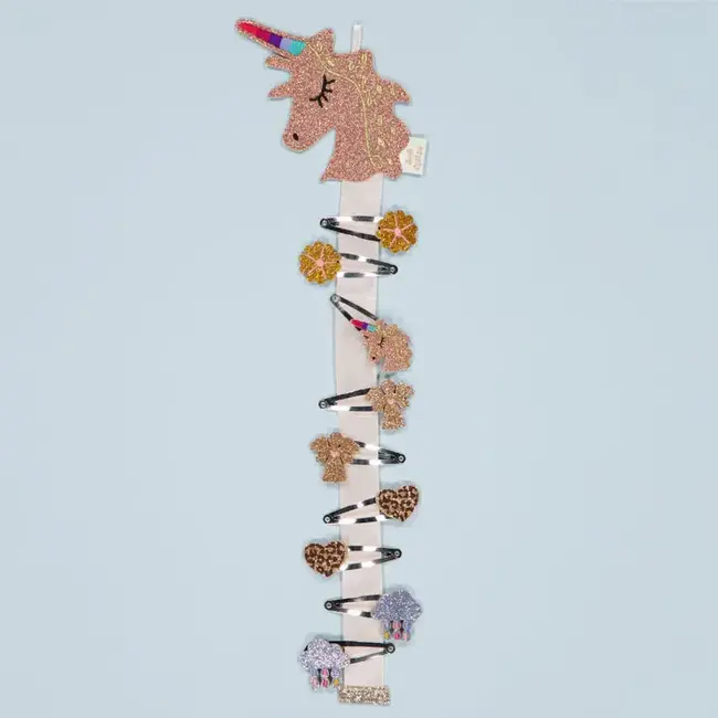 LUCIOLE ET PETIT POIS PORTE BARRETTES MURAL - LICORNE