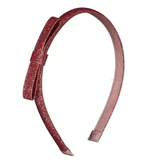 LUCIOLE ET PETIT POIS SERRE-TÊTE - NOEUD KIMONO FRAMBOISE