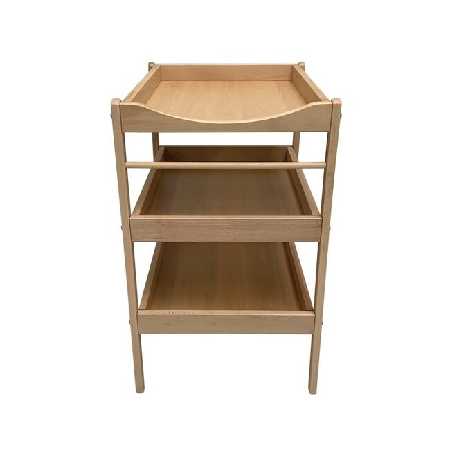 COMBELLE TABLE À LANGER "MARGOT" HÊTRE NATUREL VERNIS - 3 PLATEAUX