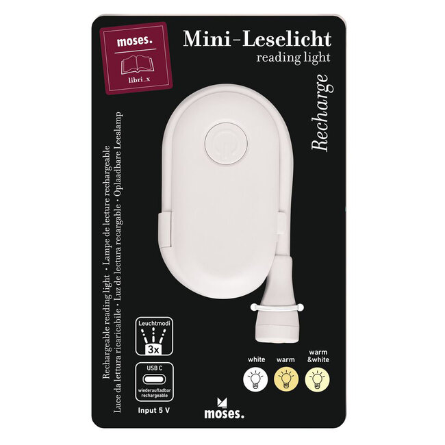 LAMPE DE LECTURE RECHARGEABLE - LUMI PLUS