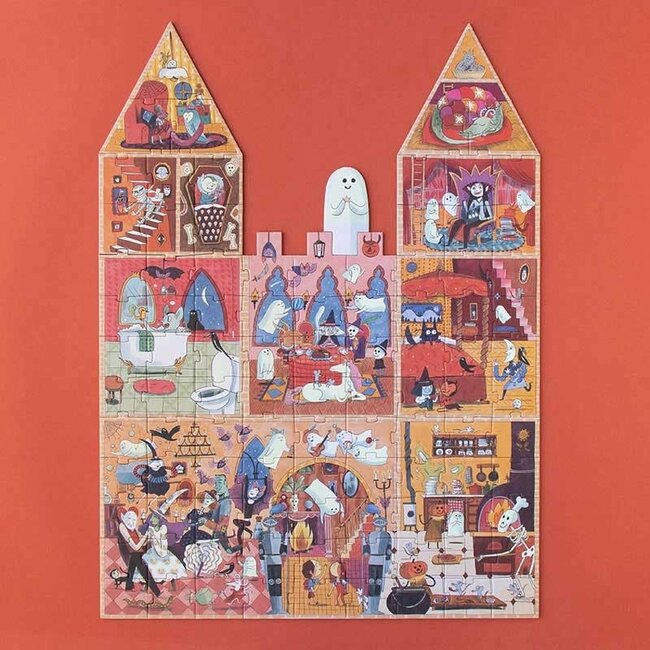 LONDJI PUZZLE RÉVERSIBLE MANOIR "ENCHANTED" (100 PCS)