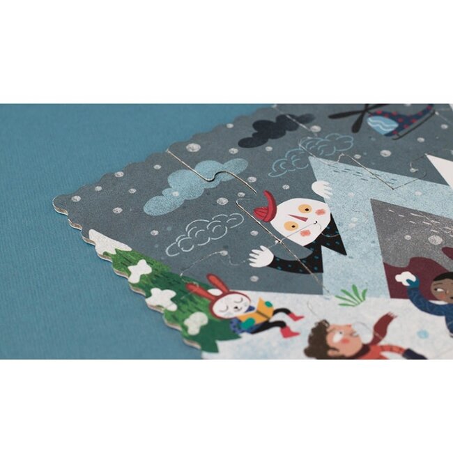 LONDJI PUZZLE RÉVERSIBLE "ALLONS À LA MONTAGE !" (36 PCS)