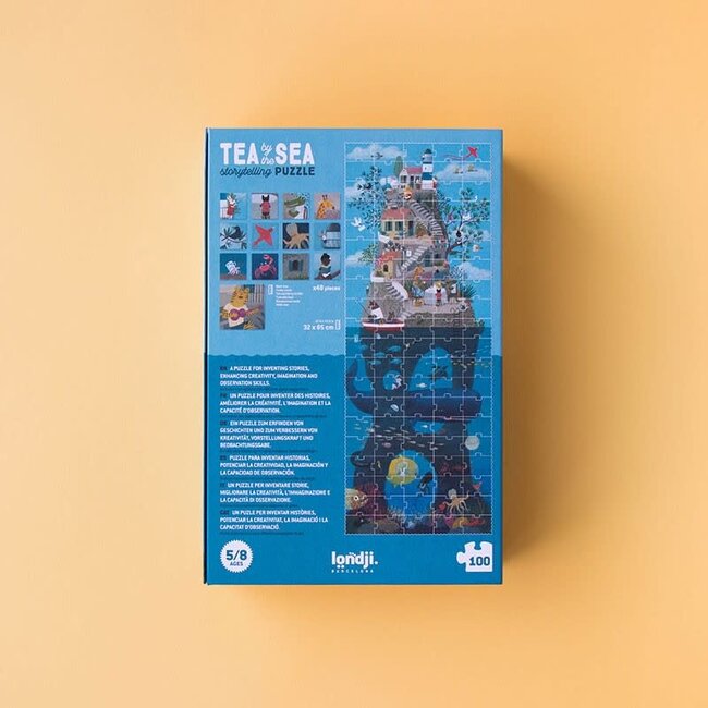 LONDJI PUZZLE-JEU "TEA BY THE SEA" (100 PCS)