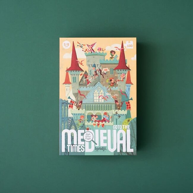 LONDJI PUZZLE CHERCHE & TROUVE "GO TO THE MEDIEVAL TIMES" (100 PCS)