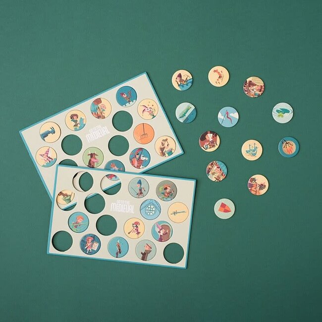 LONDJI PUZZLE CHERCHE & TROUVE "GO TO THE MEDIEVAL TIMES" (100 PCS)