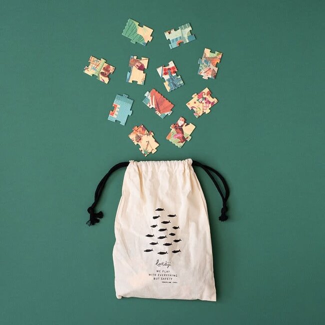 LONDJI PUZZLE CHERCHE & TROUVE "GO TO THE MEDIEVAL TIMES" (100 PCS)