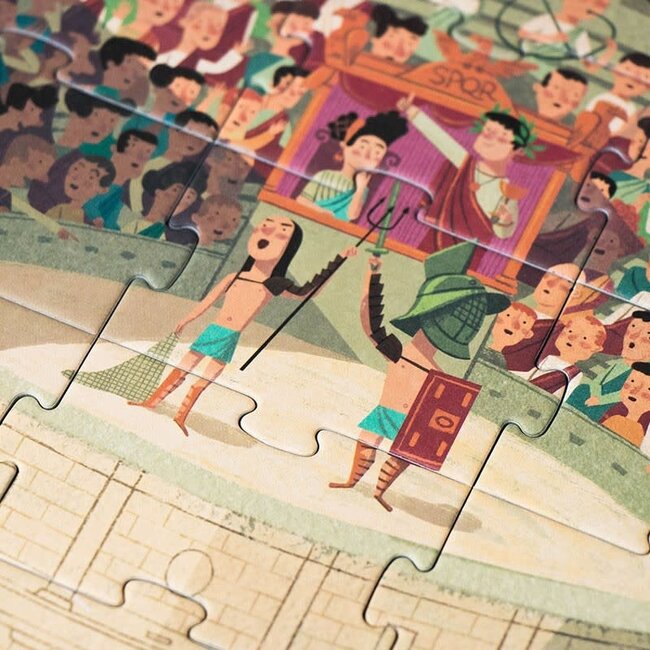 LONDJI PUZZLE CHERCHE & TROUVE "GO TO ROME" (100 PCS)