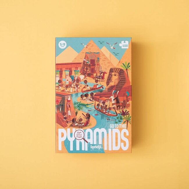 LONDJI PUZZLE CHERCHE & TROUVE "GO TO THE PYRAMIDS" (100 PCS)