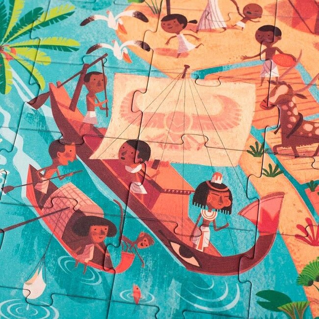 LONDJI PUZZLE CHERCHE & TROUVE "GO TO THE PYRAMIDS" (100 PCS)