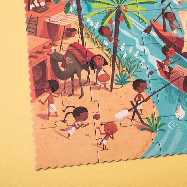 LONDJI PUZZLE CHERCHE & TROUVE "GO TO THE PYRAMIDS" (100 PCS)