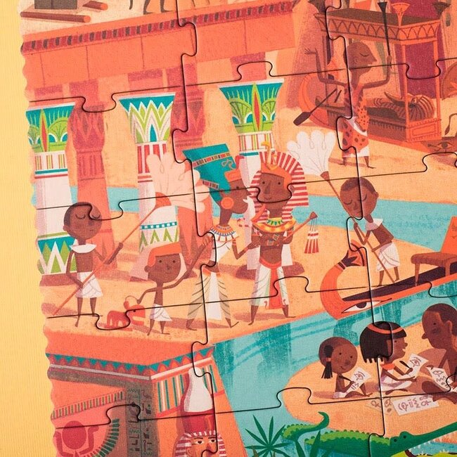 LONDJI PUZZLE CHERCHE & TROUVE "GO TO THE PYRAMIDS" (100 PCS)
