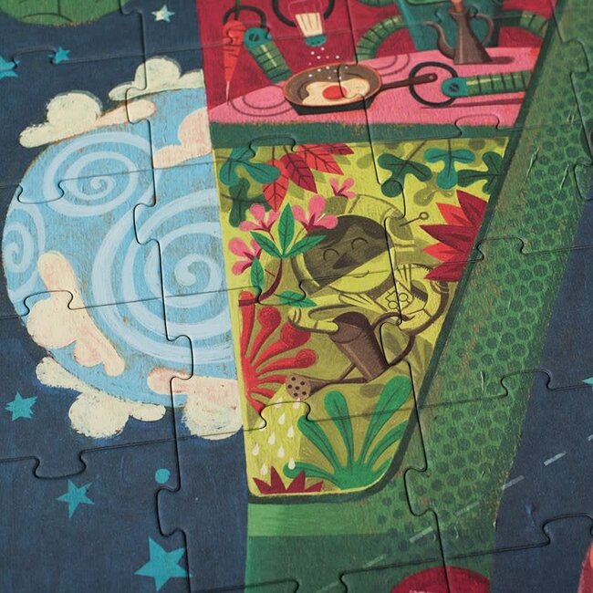 LONDJI PUZZLE CHERCHE & TROUVE "GO TO THE FUTURE" (100 PCS)