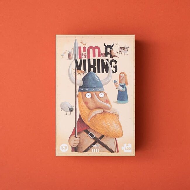 LONDJI PUZZLE GÉANT 85CM "I'M A VIKING" (100 PCS)