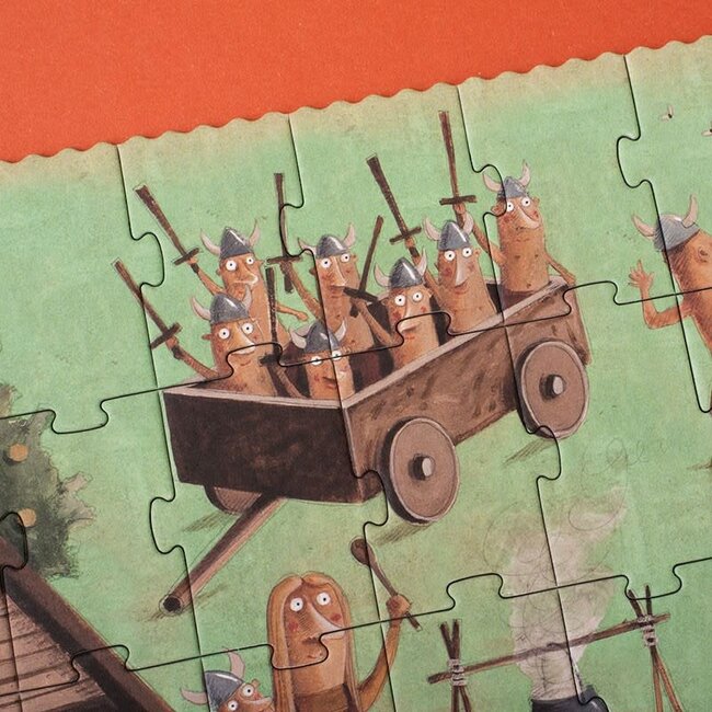 LONDJI PUZZLE GÉANT 85CM "I'M A VIKING" (100 PCS)