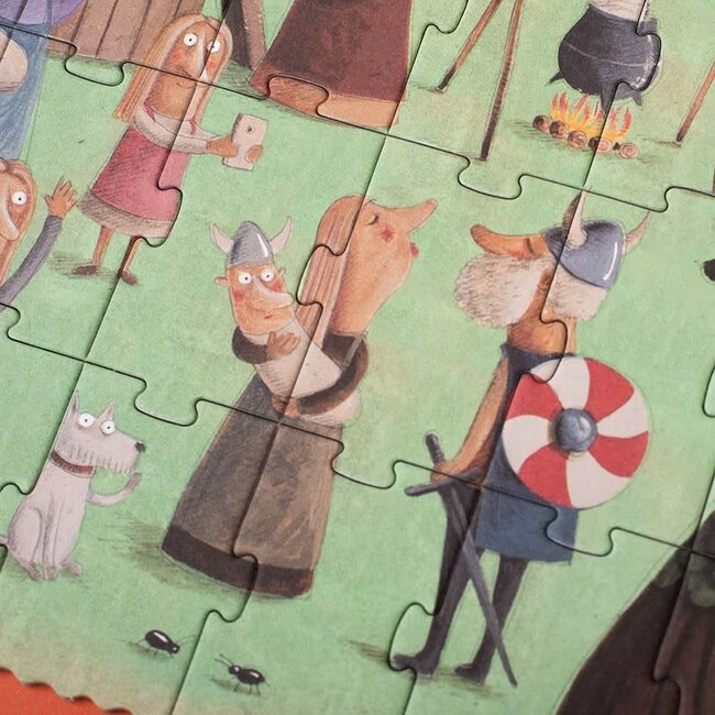 LONDJI PUZZLE GÉANT 85CM "I'M A VIKING" (100 PCS)