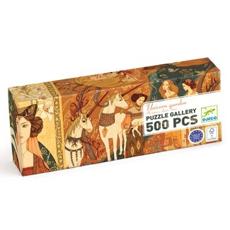 DJECO PUZZLE GALLERY 500PCS - UNICORN GARDEN