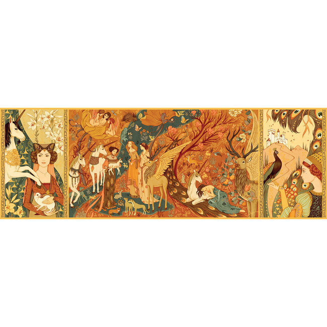 DJECO PUZZLE GALLERY 500PCS - UNICORN GARDEN