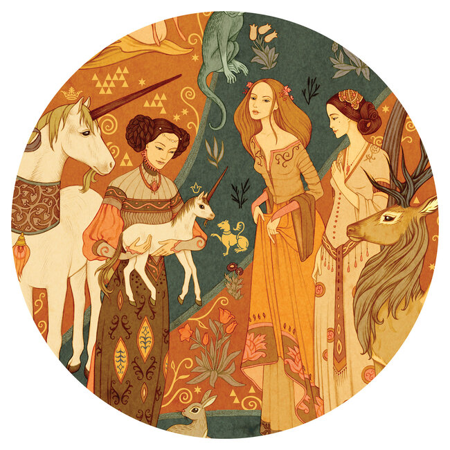 DJECO PUZZLE GALLERY 500PCS - UNICORN GARDEN