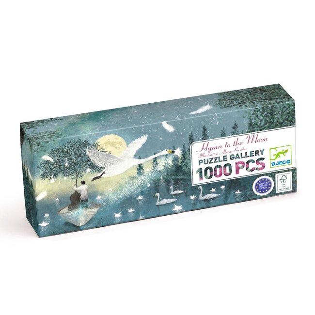 DJECO PUZZLE GALLERY 1000PCS - HYMN TO THE MOON