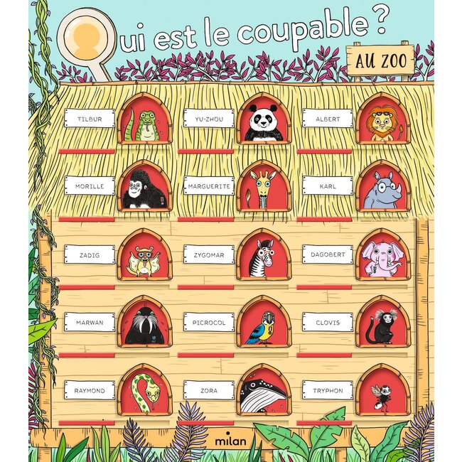 MILAN LIVRE JEU MILAN - QUI EST LE COUPABLE AU ZOO