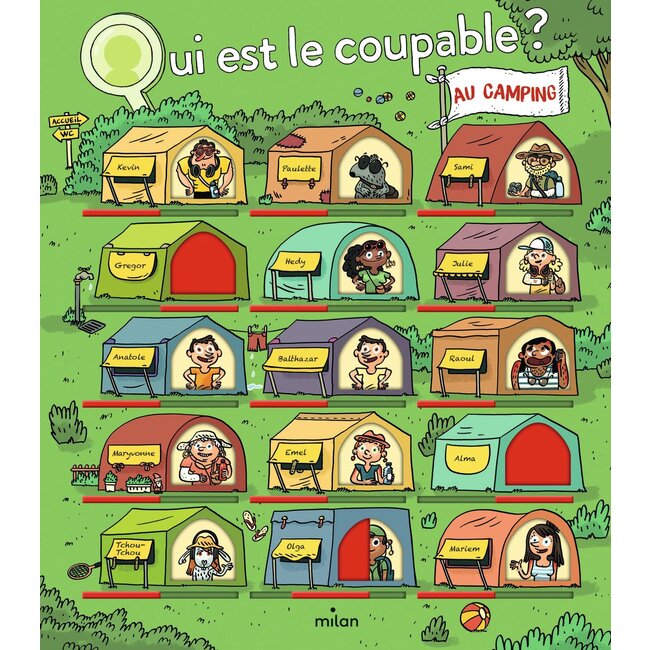 MILAN LIVRE JEU MILAN - QUI EST LE COUPABLE AU CAMPING