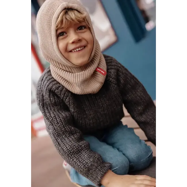 HELLO HOSSY CAGOULE "HOODY" LATTE