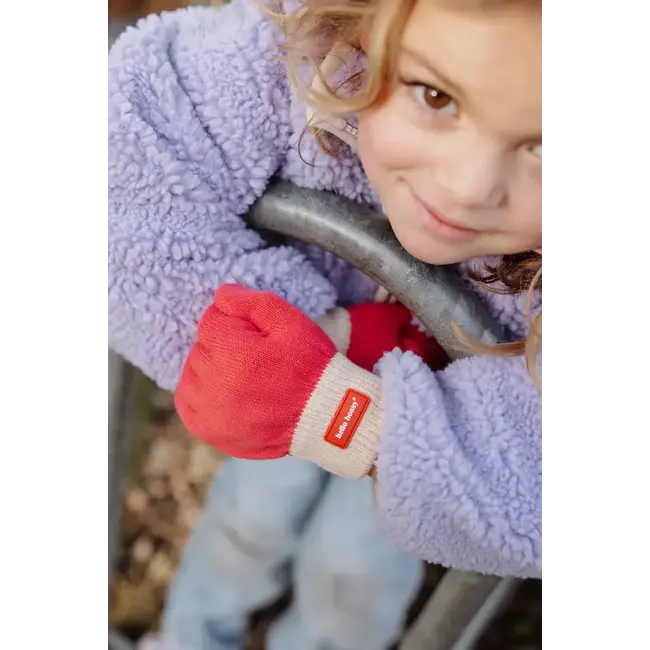 HELLO HOSSY GANTS ENFANT "HANDY" FRAMBOISE
