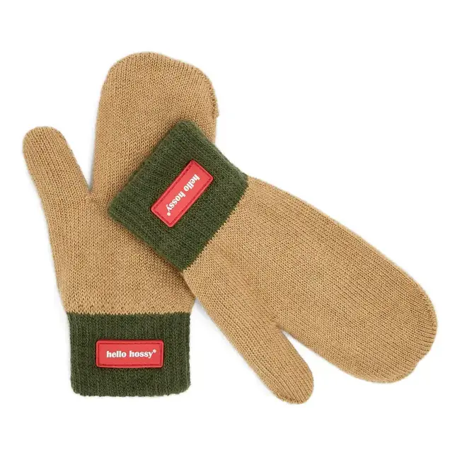 HELLO HOSSY MOUFLES ENFANT "HOTTY" PISTACHIO