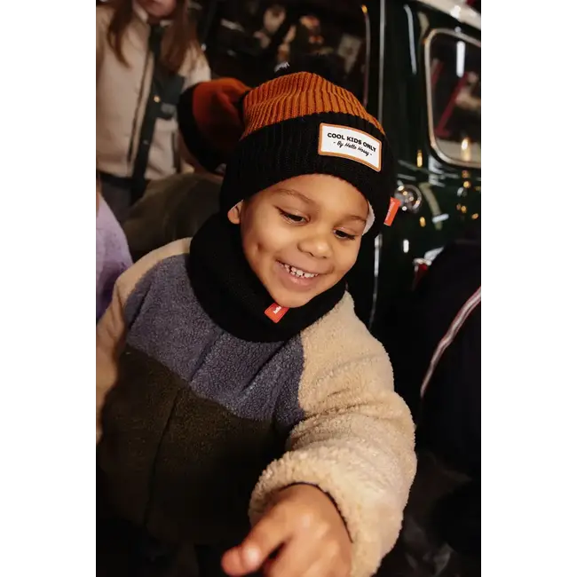 HELLO HOSSY SNOOD "COCOON" BLACKY