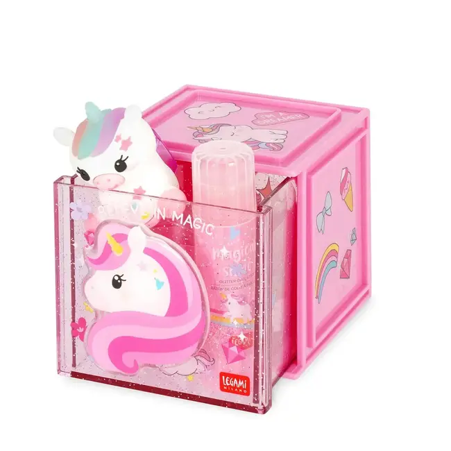LEGAMI BOITE RANGEMENT EMPILABLE BUREAU - LICORNE