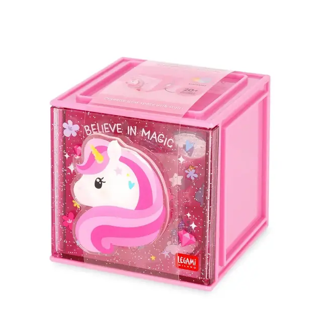 LEGAMI BOITE RANGEMENT EMPILABLE BUREAU - LICORNE