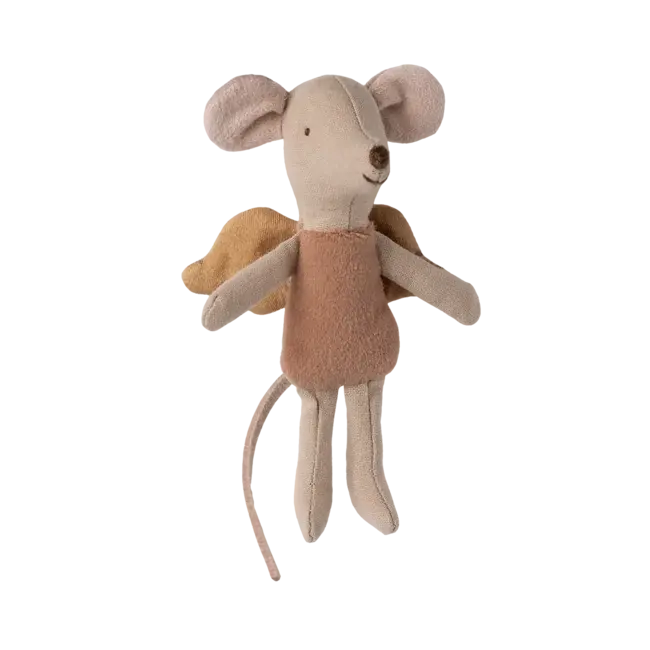 MAILEG PETITE SOEUR SOURIS 10CM - FÉE POUDRE