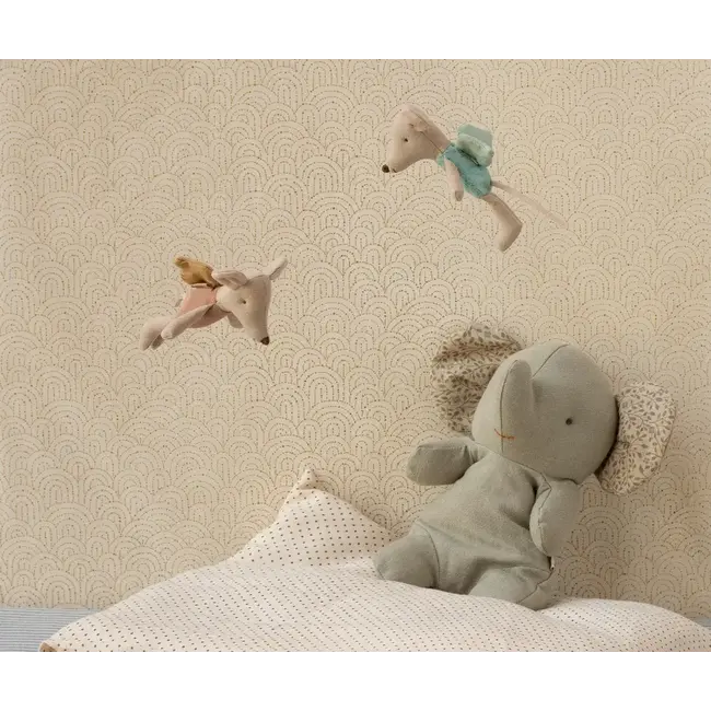 MAILEG PETITE SOEUR SOURIS 10CM - FÉE POUDRE