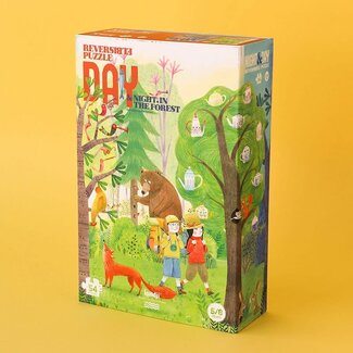 LONDJI PUZZLE RÉVERSIBLE JOUR & NUIT DANS LA FÔRET (54 PCS)