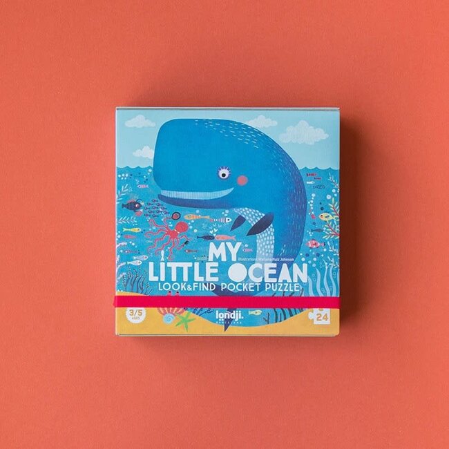 LONDJI PUZZLE POCKET CHERCHE & TROUVE "MY LITTLE OCEAN" (24 PCS)