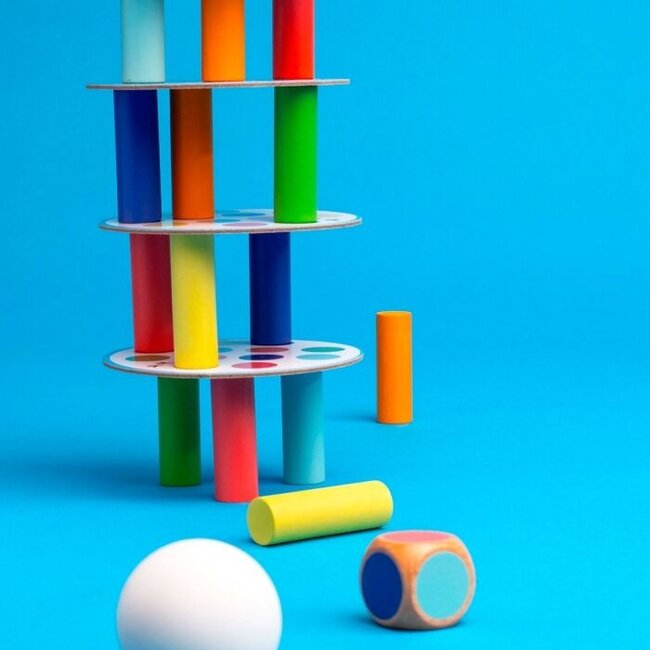 MOULIN ROTY JEU D'ADRESSE MÉGA TOUR - LES LOUFOQUES