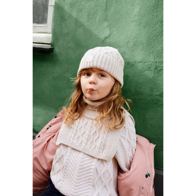 LIEWOOD CACHE-COU SNOOD "MEACK" TRICOT SANDY 1-5ANS