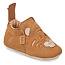EASY PEASY CHAUSSON CUIR SOUPLE "BLUBLU" TIGROU CAMEL FONCÉ