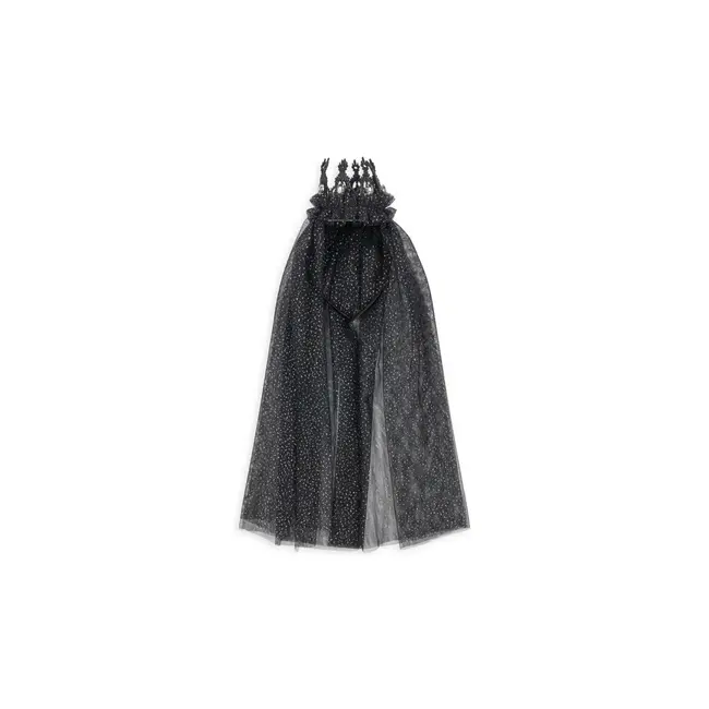 KONGES SLOJD DÉGUISEMENT - COURONNE DE PRINCESSE ET VOILE NOIR