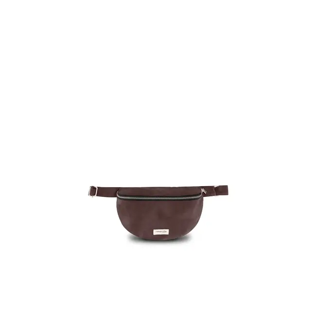 RIVE DROITE SAC BANANE RIVE DROITE "CUSTINE" DÉPERLANT CHOCOLATE BROWN