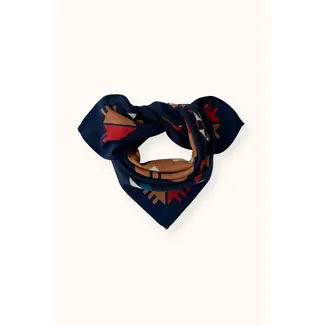APACHES RAJAH NAVY - PETIT FOULARD APACHES MANIKA