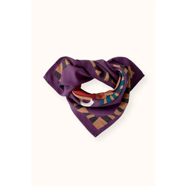 APACHES CORAZON MAUVE - PETIT FOULARD APACHES MANIKA