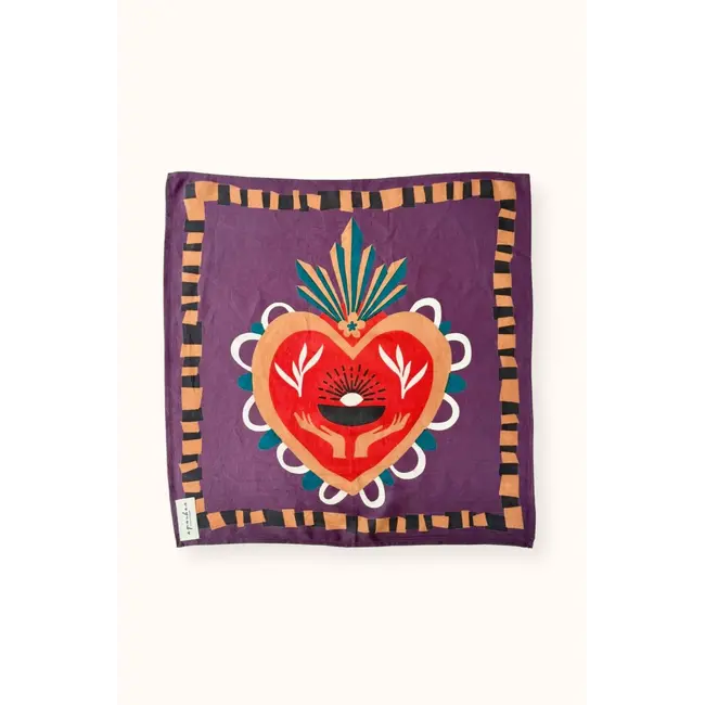 APACHES CORAZON MAUVE - PETIT FOULARD APACHES MANIKA