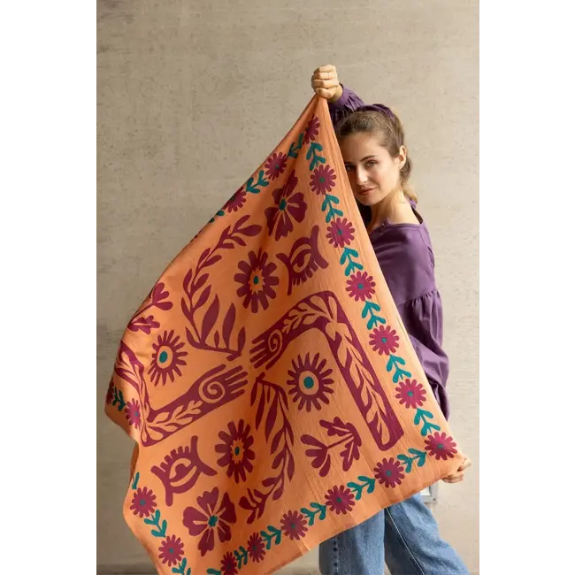 APACHES RITA RUST - GRAND FOULARD APACHES LATIKA
