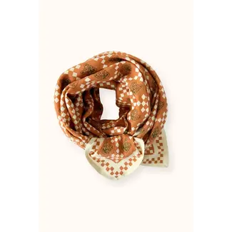 APACHES TIGRO RUST - GRAND FOULARD APACHES LATIKA