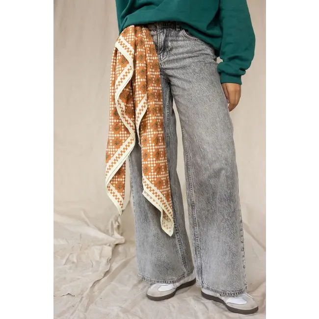 APACHES TIGRO RUST - GRAND FOULARD APACHES LATIKA