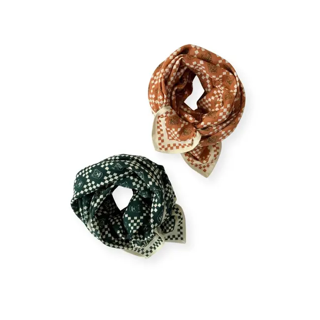 APACHES TIGRO RUST - GRAND FOULARD APACHES LATIKA