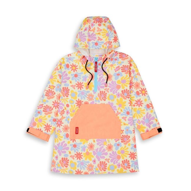 HELLO HOSSY PONCHO DE PLUIE RETRO FLOWERS