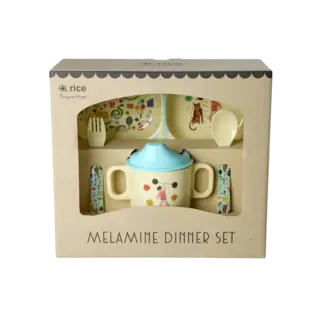 RICE SET VAISSELLE BÉBÉ RICE - FUN FAIR MENTHE